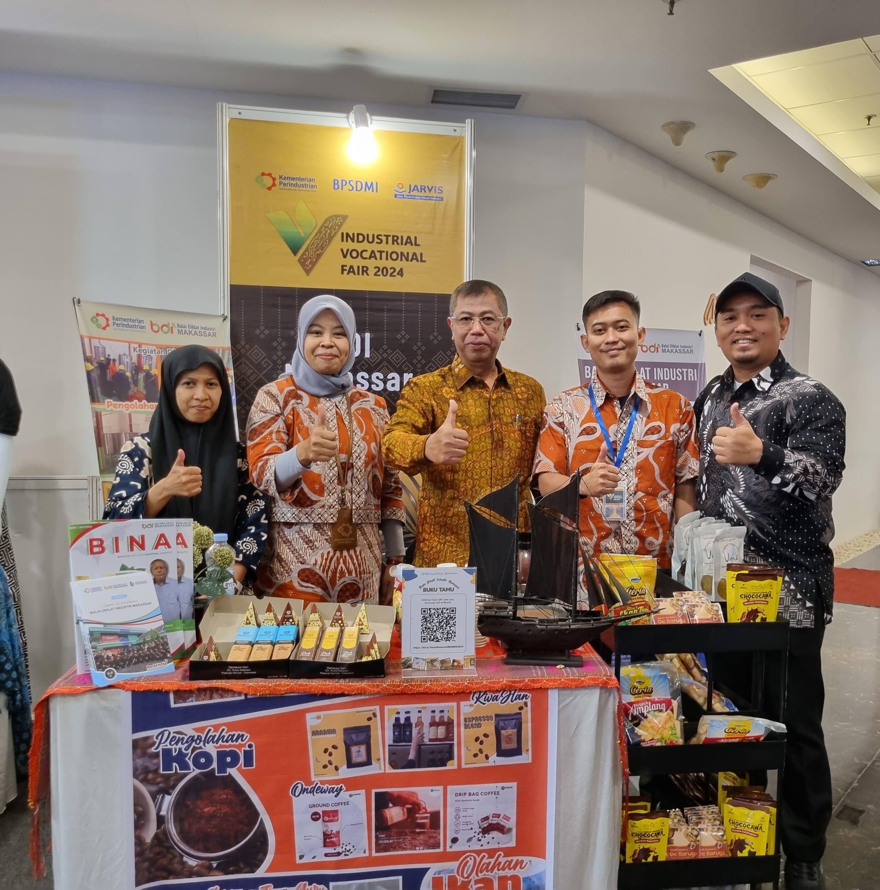 BDI Makassar Hadir Pada Kegiatan Industrial Vocational Fair 2024