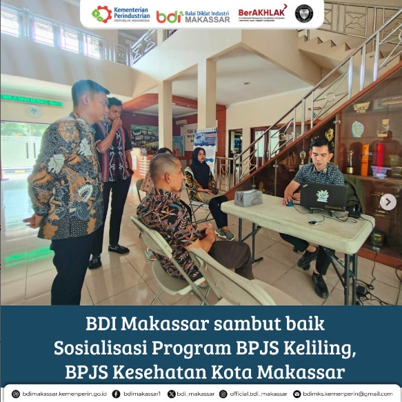 BDI Makassar Sambut Baik Program sosialisasi layanan BPJS keliling
