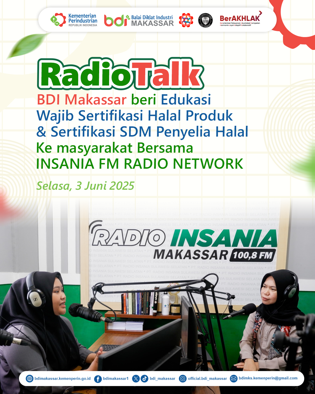 Radiotalk Wajib Sertifikasi Halal Produk dan Sertifikasi SDM Penyelia Halal