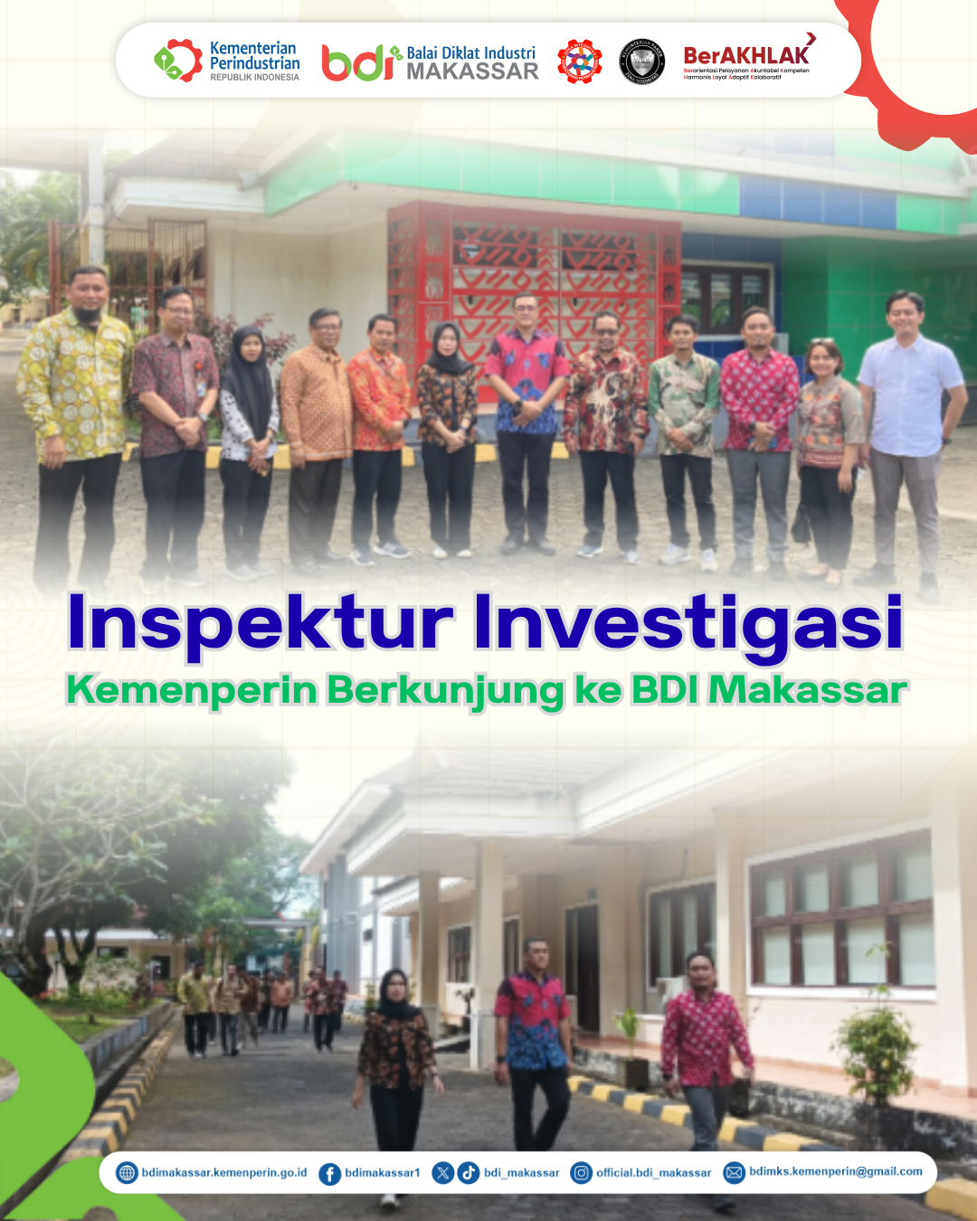 Inspektur Investigasi Berkunjung ke BDI Makassar