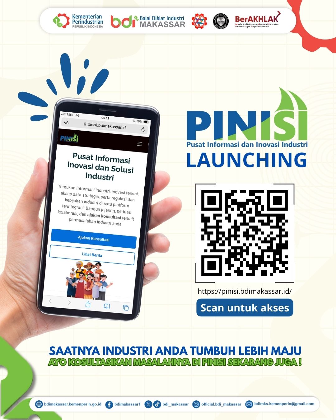 LAUNCHING PINISI (Pusat Informasi dan Inovasi Industri)