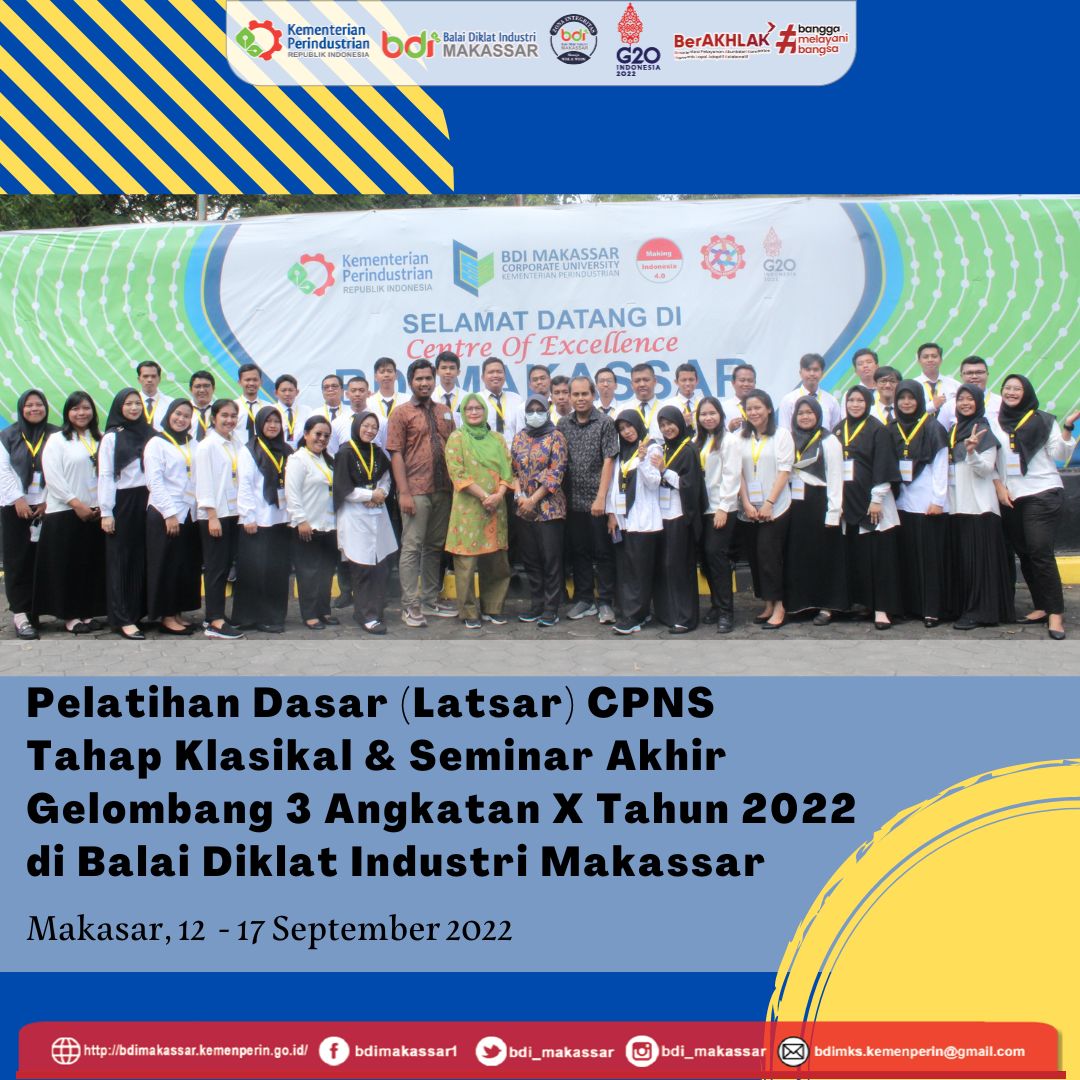 Pelaksanaan Latsar CPNS Gelombang III Angkatan X  Tahun 2022