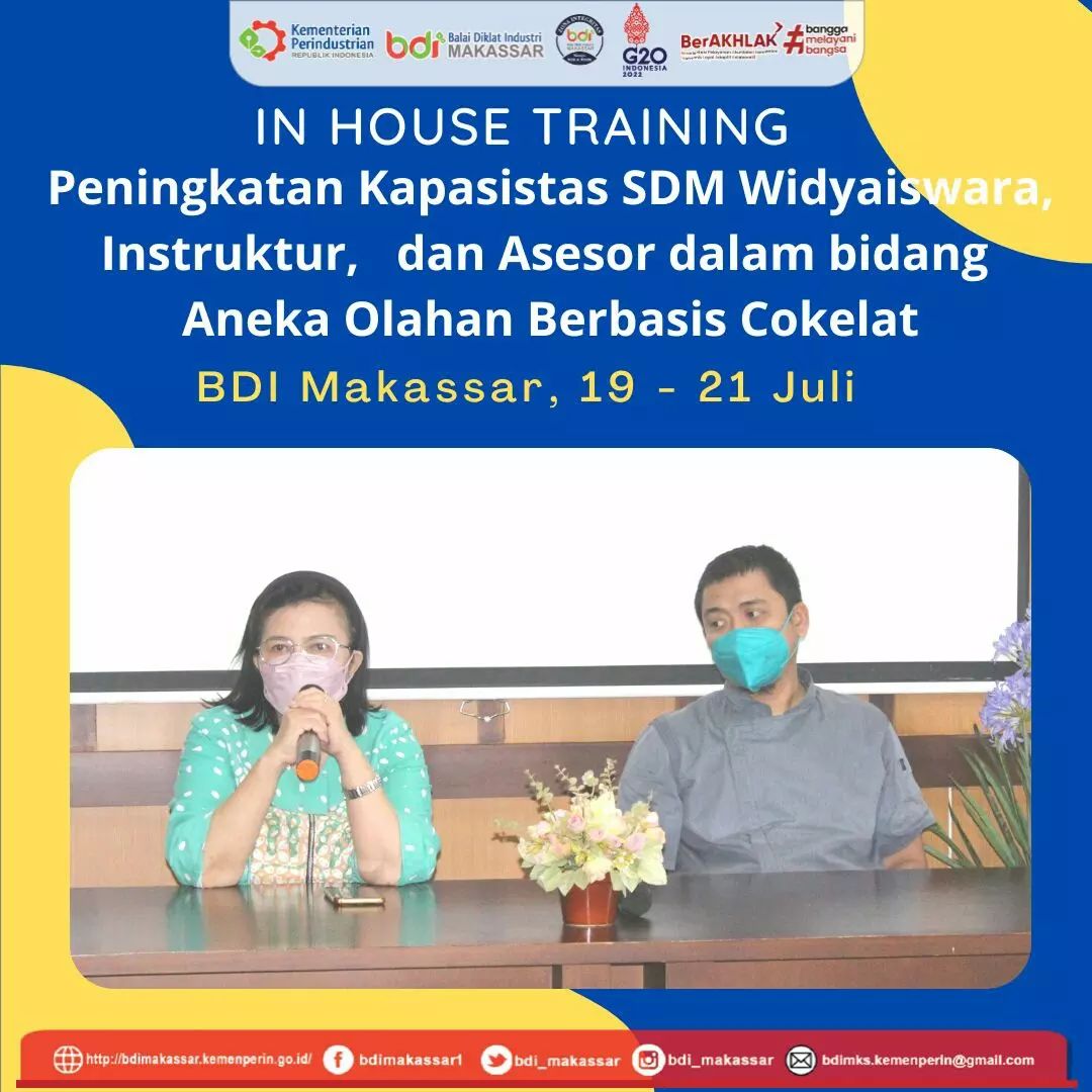 In- House Training Aneka Olahan Berbasis Cokelat